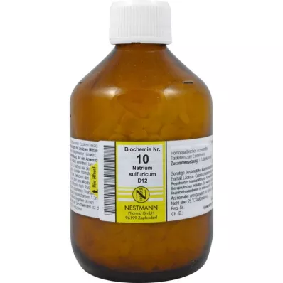 BIOCHEMIE 10 Natrium sulphuricum D 12 tabletti, 1000 tk