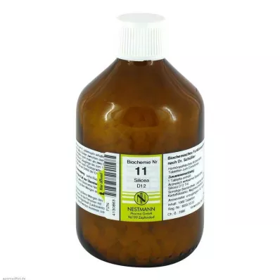 BIOCHEMIE 11 Silicea D 12 tabletti, 1000 tk