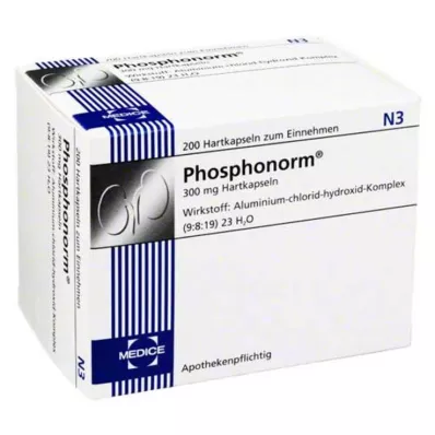 PHOSPHONORM kõvad kapslid, 200 tk