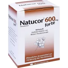 NATUCOR 600 mg forte õhukese polümeerikattega tabletid, 100 tk