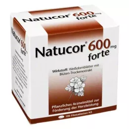 NATUCOR 600 mg forte õhukese polümeerikattega tabletid, 100 tk