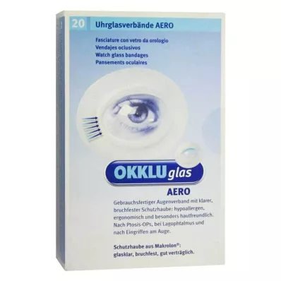 Occluglas Aero kellaklaasiühendus, 20 tk