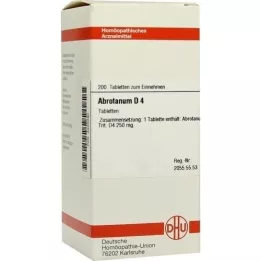 ABROTANUM D 4 tabletti, 200 tk