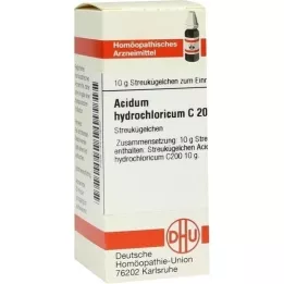 ACIDUM HYDROCHLORICUM C 200 graanulid, 10 g