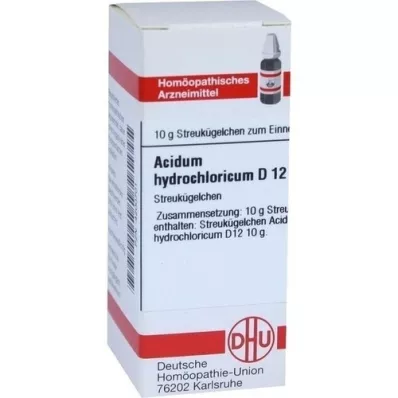 ACIDUM HYDROCHLORICUM D 12 kapslit, 10 g