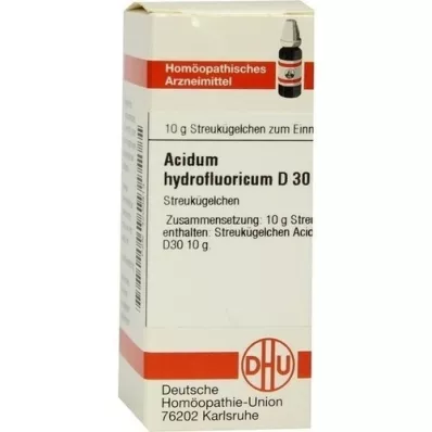 ACIDUM HYDROFLUORICUM D 30 kapslit, 10 g