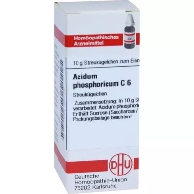 ACIDUM PHOSPHORICUM C 6 graanulid, 10 g