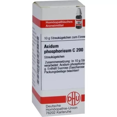 ACIDUM PHOSPHORICUM C 200 graanulid, 10 g