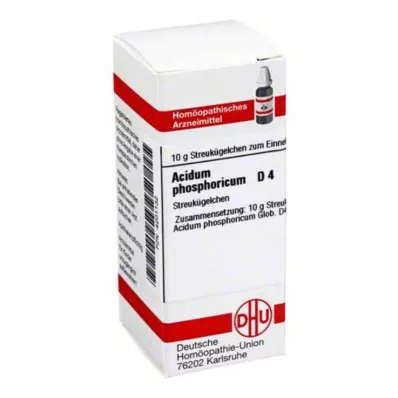 DHU Acidum phosphoricum D 4 gloobulid, 10 g DHU Acidum phosphoricum D 4 gloobulid, 10 g