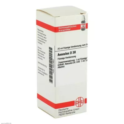 AESCULUS D 30 Lahjendus, 20 ml
