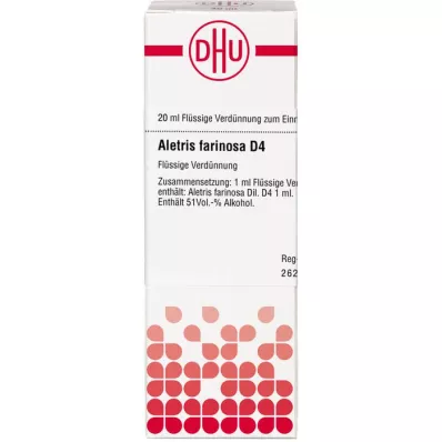 ALETRIS FARINOSA D 4 lahjendus, 20 ml