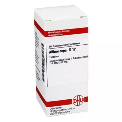 DHU Allium cepa D 12 tabletti, 80 tk