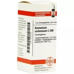 AMMONIUM CARBONICUM C 200 graanulid, 10 g