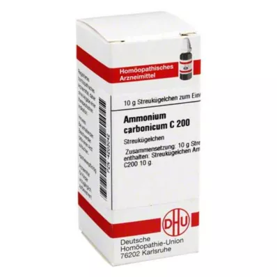 AMMONIUM CARBONICUM C 200 graanulid, 10 g