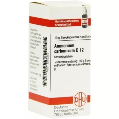 AMMONIUM CARBONICUM D 12 kapslit, 10 g