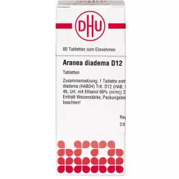 ARANEA DIADEMA D 12 tabletti, 80 tk