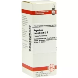 ARGENTUM METALLICUM D 6 Lahjendus, 20 ml