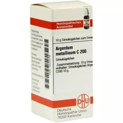 ARGENTUM METALLICUM C 200 graanulid, 10 g