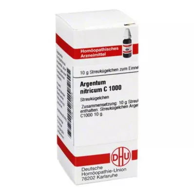 DHU Argentum nitricum C 1000 gloobulid, 10 g