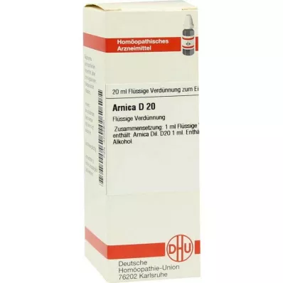 ARNICA D 20 Lahjendus, 20 ml ARNICA D 20 Lahjendus, 20 ml