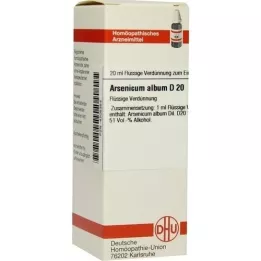 ARSENICUM ALBUM D 20 Lahjendus, 20 ml