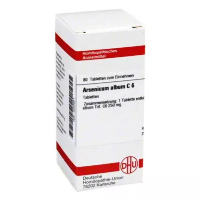 ARSENICUM ALBUM C 6 tabletti, 80 tk