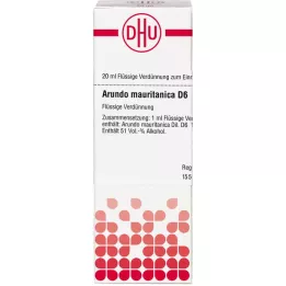 ARUNDO mauritanica D 6 Lahjendus, 20 ml