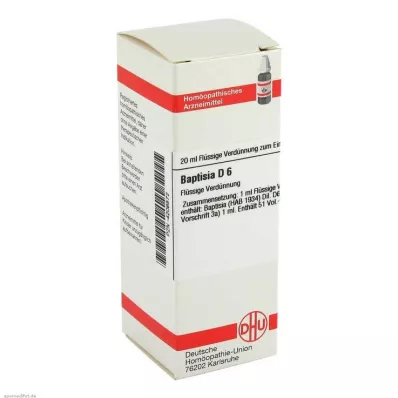 BAPTISIA D 6 Lahjendus, 20 ml