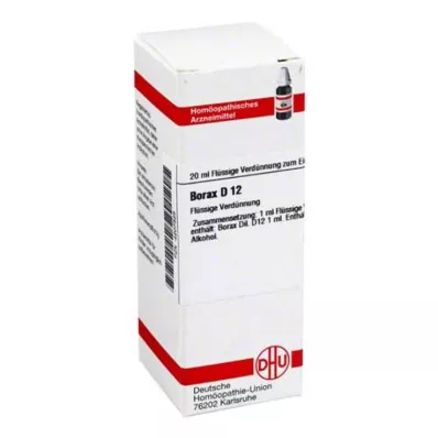 BORAX D 12 Lahjendus, 20 ml