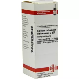 CALCIUM CARBONICUM Hahnemanni D 200 lahjendus, 20 ml