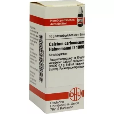 CALCIUM CARBONICUM Hahnemanni D 1000 kapslit, 10 g