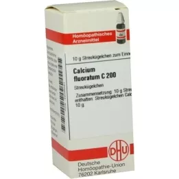 CALCIUM FLUORATUM C 200 graanulid, 10 g