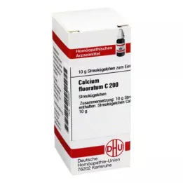 CALCIUM FLUORATUM C 200 graanulid, 10 g