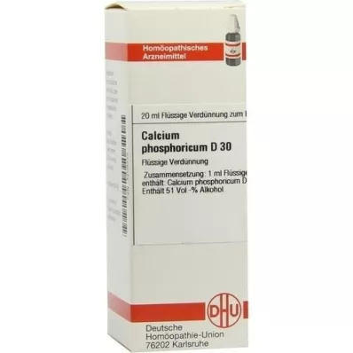 CALCIUM PHOSPHORICUM D 30 Lahjendus, 20 ml