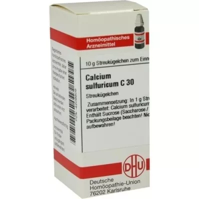 CALCIUM SULFURICUM C 30 graanulid, 10 g