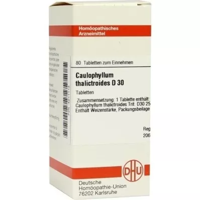 CAULOPHYLLUM THALICTROIDES D 30 tabletti, 80 tk