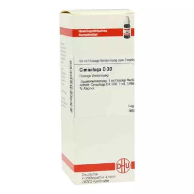 CIMICIFUGA D 30 Lahjendus, 50 ml