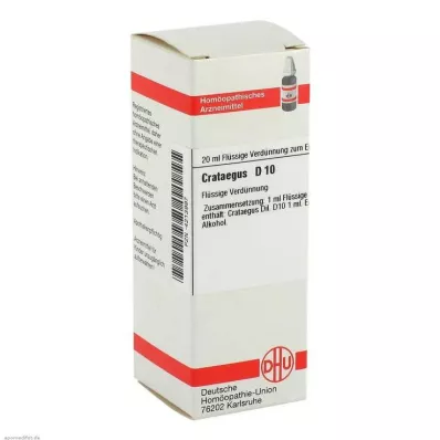 CRATAEGUS D 10 Lahjendus, 20 ml