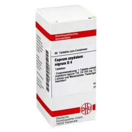 CUPRUM OXYDATUM nigrum D 4 tabletti, 80 tk