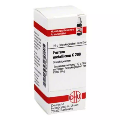 DHU Ferrum metallicum C 200 gloobulid, 10 g