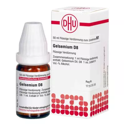 Gelsemium D8 lahjendus (50 ml)