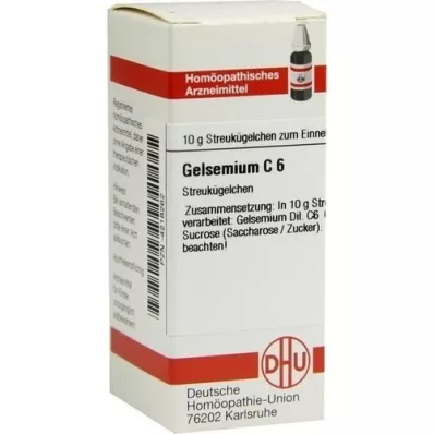 GELSEMIUM C 6 graanulid, 10 g