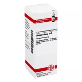 GINKGO BILOBA D 6 Lahjendus, 20 ml