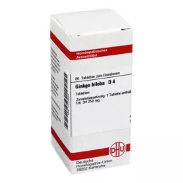 GINKGO BILOBA D 4 tabletti, 80 tk