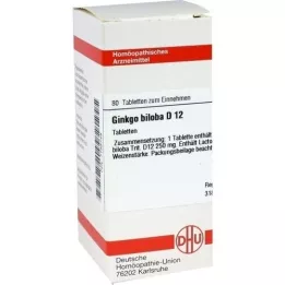 GINKGO BILOBA D 6 tabletti, 80 tk