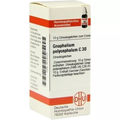GNAPHALIUM POLYCEPHALUM C 30 graanulid, 10 g