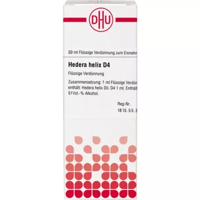 HEDERA HELIX D 4 lahjendus, 50 ml