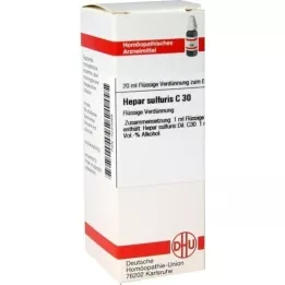HEPAR SULFURIS C 30 lahjendus, 20 ml