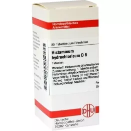 HISTAMINUM hydrochloricum D 6 tabletti, 80 tk