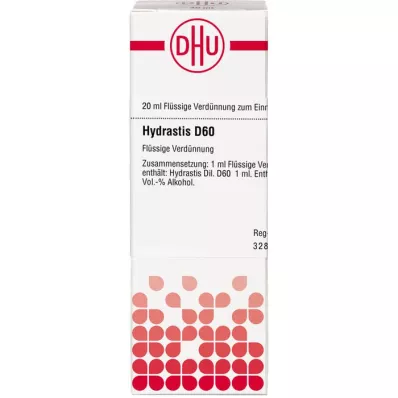 HYDRASTIS D 60 Lahjendus, 20 ml